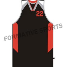 Customised Sublimation Cut And Sew Basketball Singlets Manufacturers in San Diego